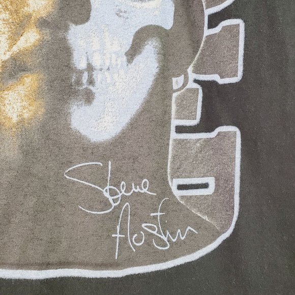 Vintage 1990’s Stone Cold Steve Austin 3:16 Face Skull T-Shirt Sz S - Picture 5 of 7